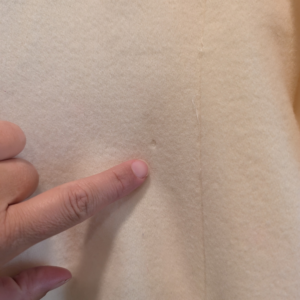 HARRIS/WALLACE Women's Merino Wool/ Lambswool Cream Blazer Size 6 - Picture 7 of 11